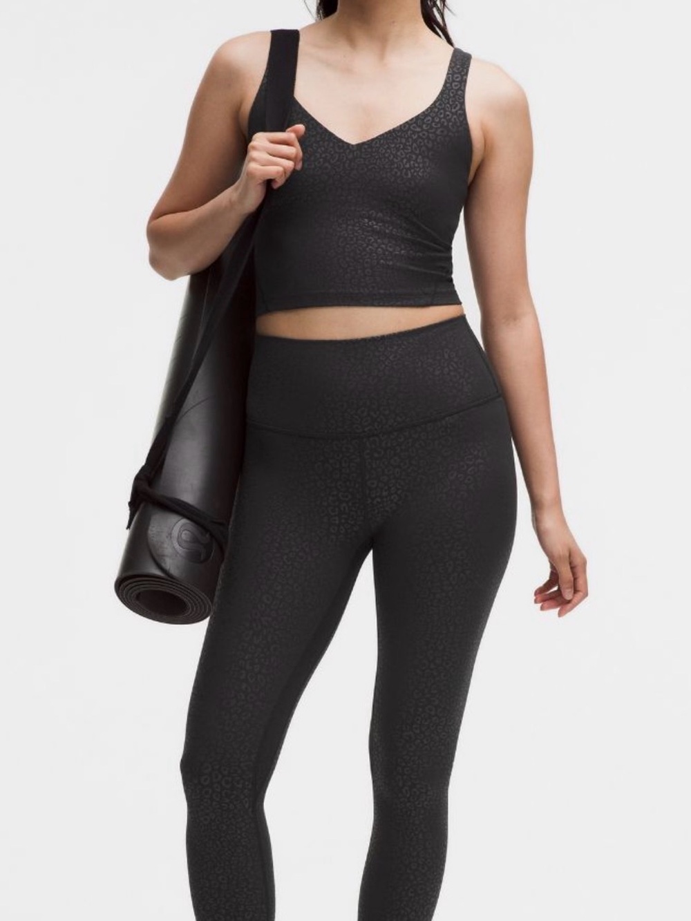 lululemon athletica Leopard shift micro embossed Leggings
